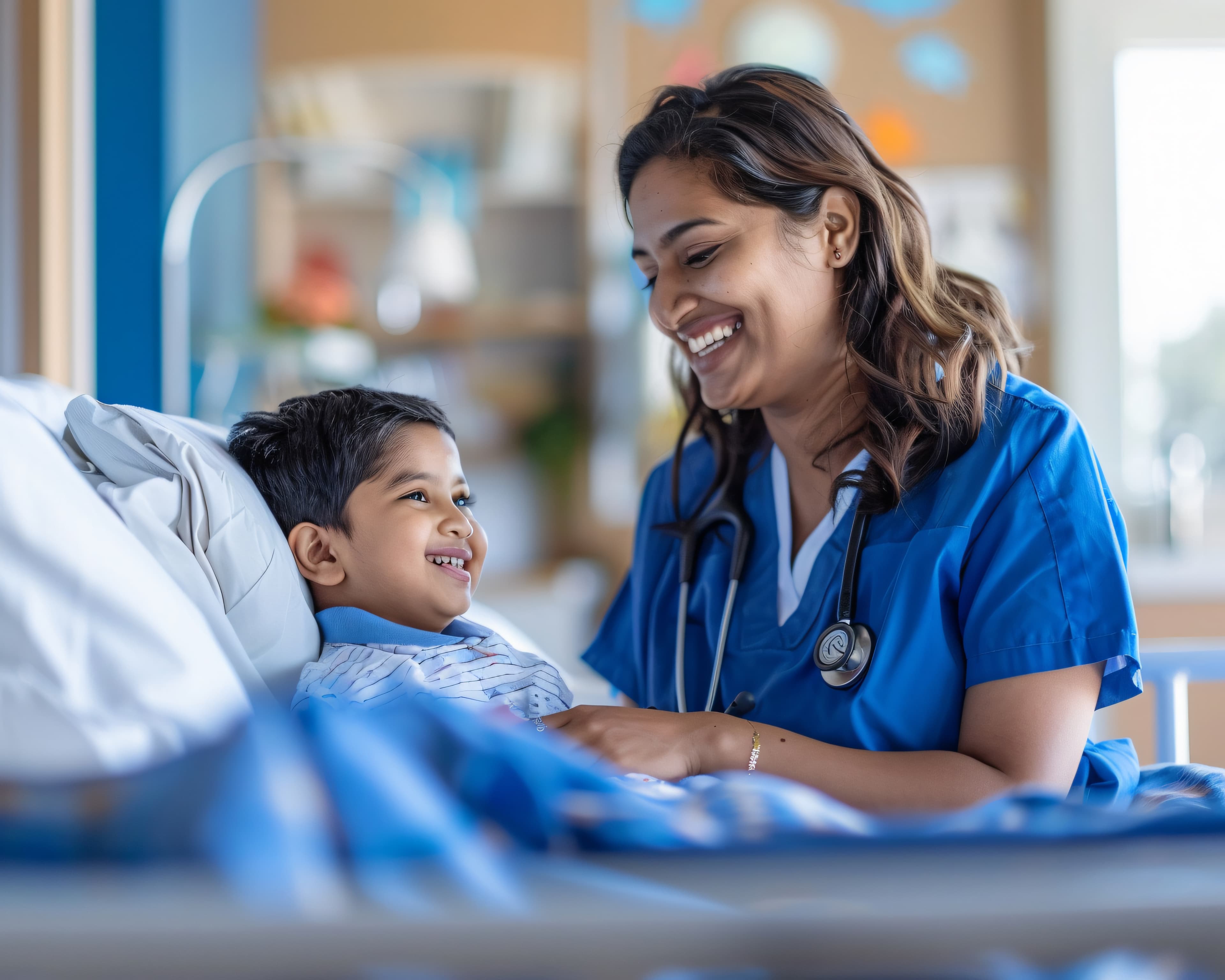 nurse providing home nursing care